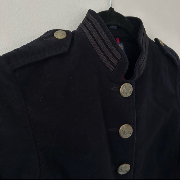 Vintage Ralph Lauren POLO Jeans Co Military Crop Blazer Size XS - Picture 4 of 10